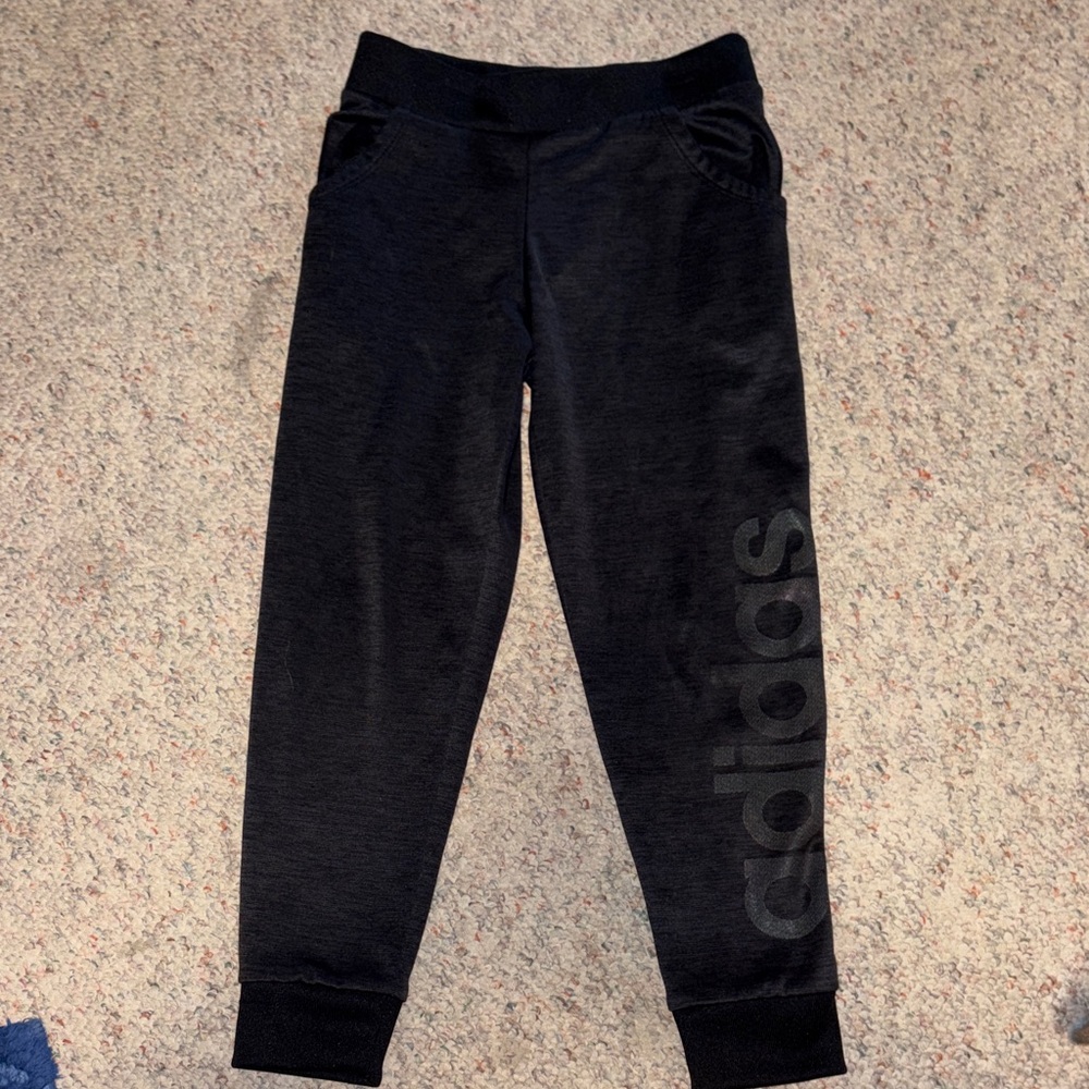 Adidas Kids Charcoal Joggers